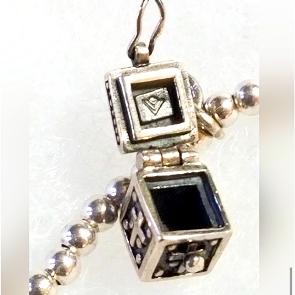 Silpada Child’s Vintage Sterling Silver Adorable Prayer Box Bracelet or Pendant - Picture 3 of 8